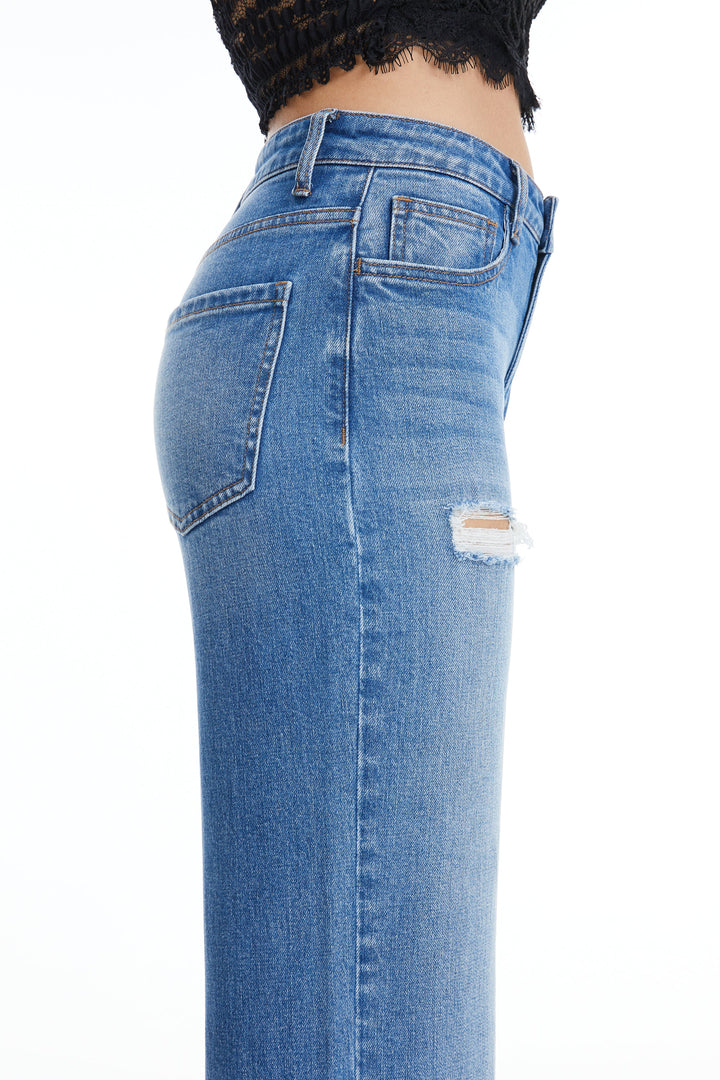 High Rise Wide Leg Jeans