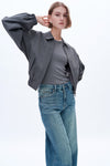 Aria High Rise Wide Leg Denim Jeans