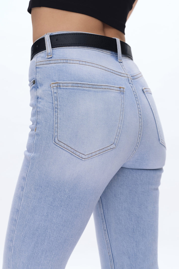 Carol High Rise Straight Jeans