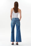 Mid Rise Wide Leg Jeans
