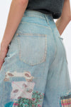 High Rise Barrel Leg Jeans-Barrel-BAYEAS
