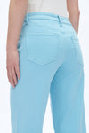 Mid Rise Wide Leg Pants