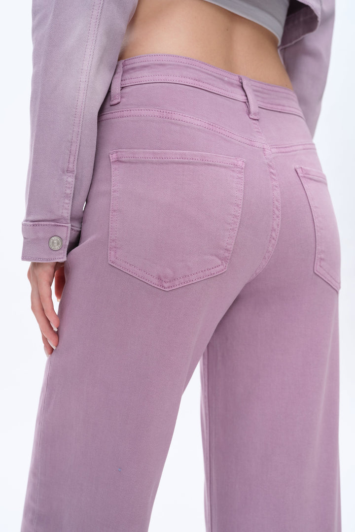 Flora High Rise Straight Pants