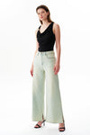 High Rise Slit Wide Leg Jeans
