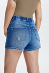Erica High Rise Denim Shorts-Shorts-BAYEAS