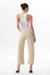 Mid Rise Barrel Leg Denim Jeans
