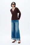 Mid Rise Wide Leg Jeans-Wide Leg-BAYEAS
