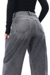 Zephyrine High Rise Barrel Jeans
