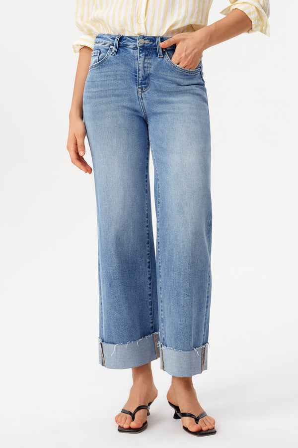 Zephyrine High Rise Wide Leg Jeans