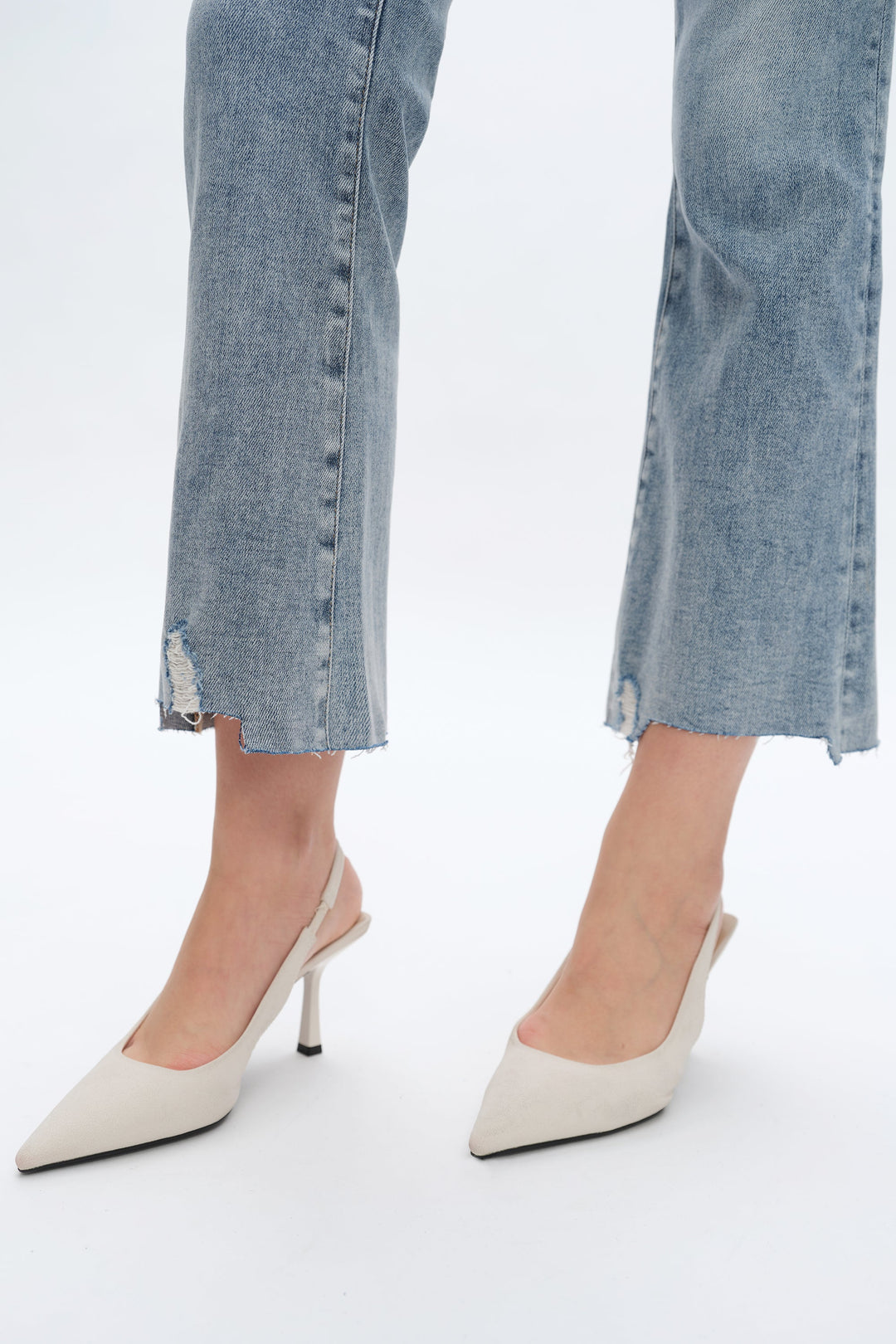 Betty High Rise Cropped Flare Jeans