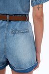 Chloe Denim Rompers