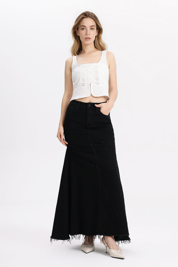 Caius Mid Rise Skirt