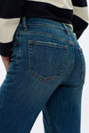 Low Rise Straight Leg Jeans-Straight-BAYEAS