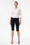 Mid Rise Skimmer Capri Jeans