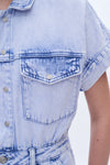 Nora Denim Rompers