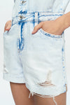 Grace Ripped Denim Rompers