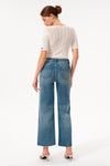 Mid Rise Wide Leg Jeans