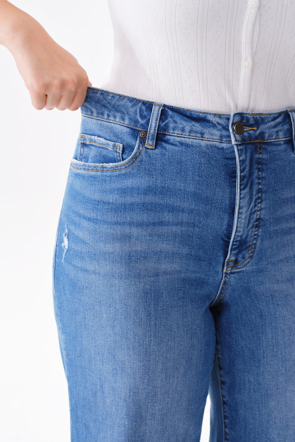 High Rise Wide Leg Jeans
