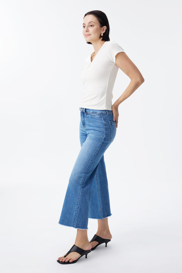 High Rise Wide Leg Jeans