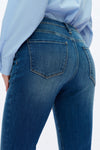 Low Rise Bootcut Jeans-Flare-BAYEAS