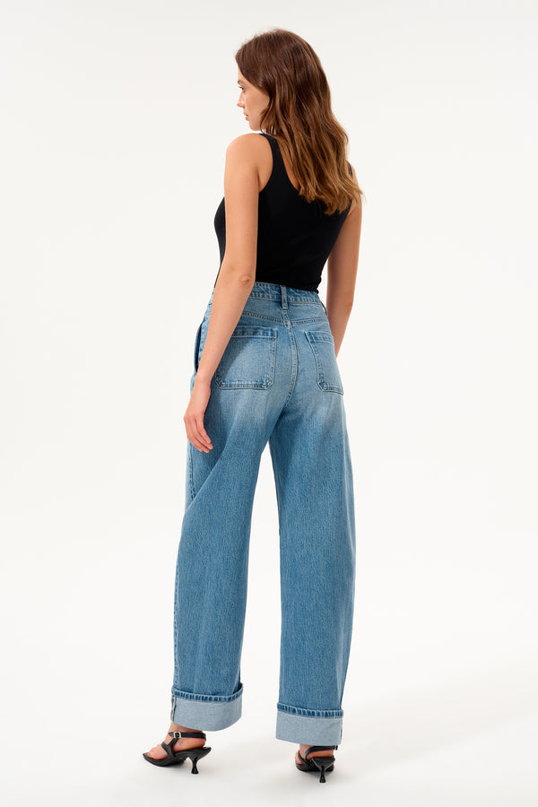 Berlin High Rise Barrel Jeans