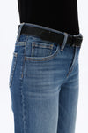 Low Rise Wide Leg Denim Jeans