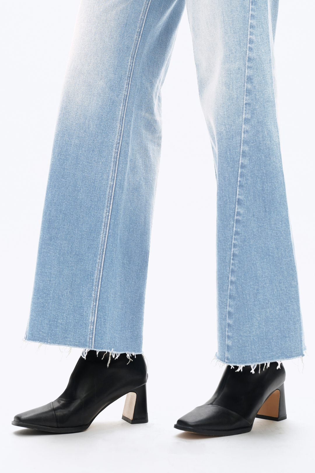 Beth High Rise Wide Leg Denim Jeans