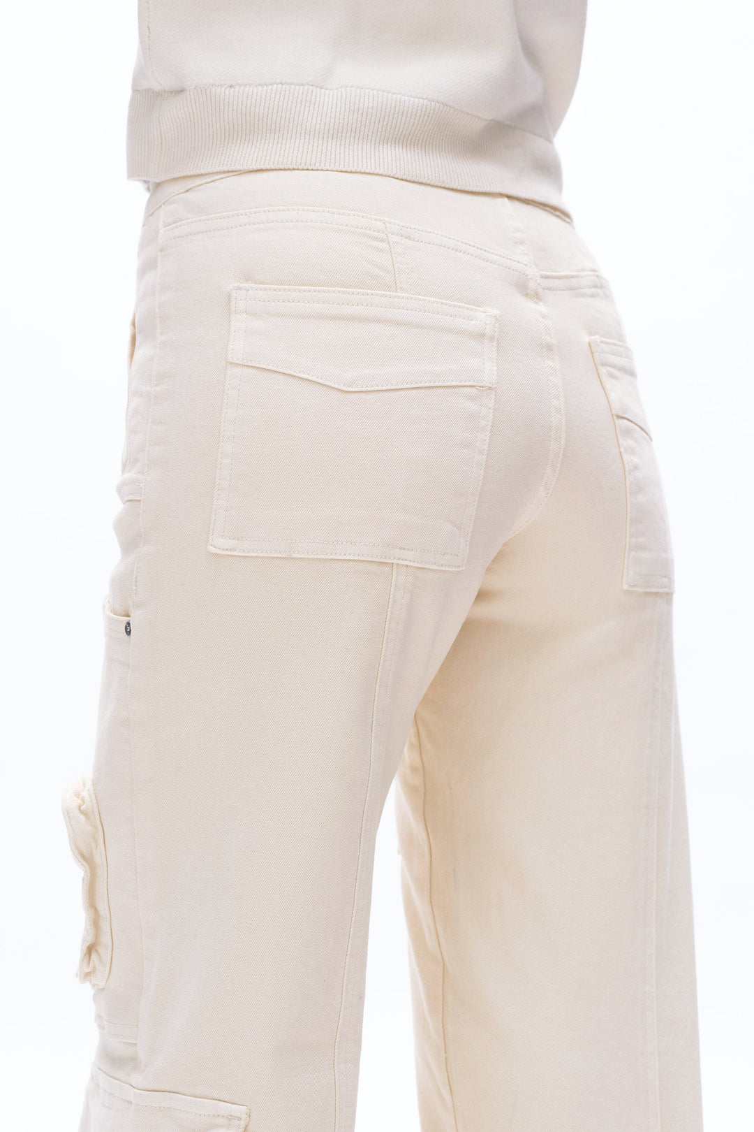 Carry Mid Rise Wide Leg Cargo Pants