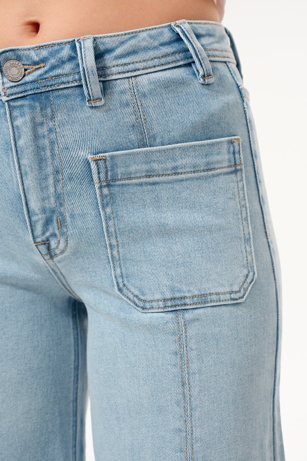 Briar Mid Rise Wide Leg Jeans