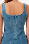 Strap Denim Dress