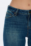 Low Rise Straight Leg Jeans-Straight-BAYEAS
