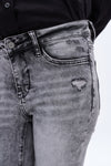 Mid Rise Stretch Ankle Skinny Denim Jeans