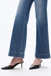 Low Rise Wide Leg Denim Jeans