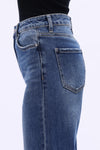High Rise Straight Leg Jeans-Straight-BAYEAS