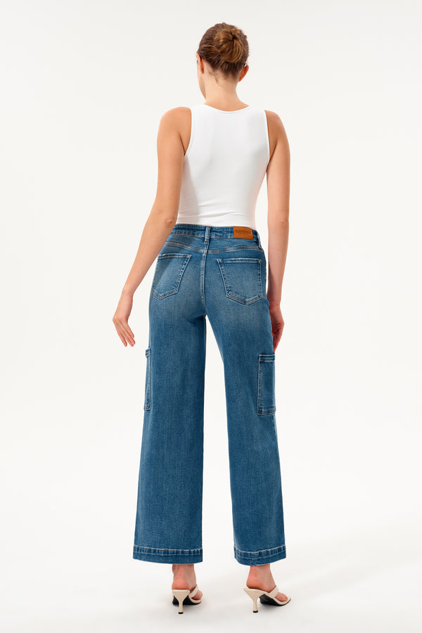 Tamsin High Rise Wide Leg Jeans