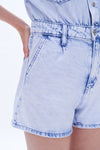 Nora Denim Rompers