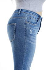 HIGH RISE SKINNY JEANS BYS2120-P