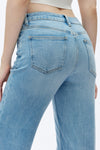 Alsa Wide Leg Distressed Jeans-Wide Leg-BAYEAS