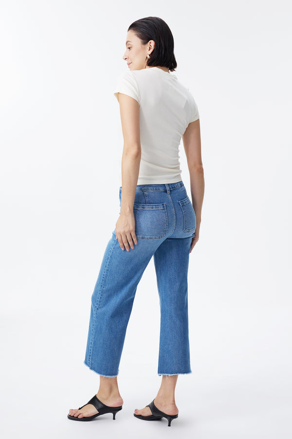 High Rise Wide Leg Jeans