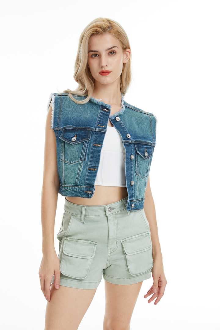 Cassie Denim Vest