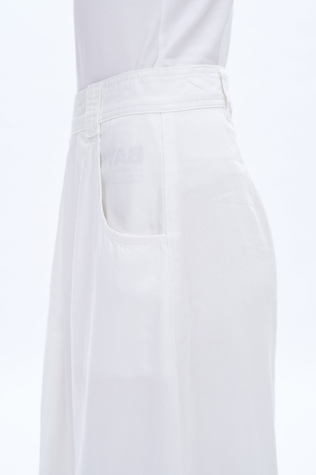 Shannon Mid Rise Pleated Long Skirt