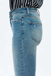 Mid Rise Vintage Straight Jeans-Straight-BAYEAS