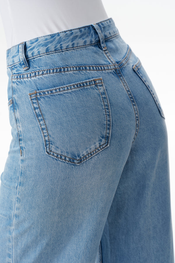 High Rise Wide Leg Jeans