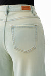 High Rise Slit Wide Leg Jeans