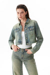 Rhinestone Denim Jacket
