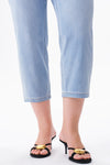 Super High Rise Capri Mom Jeans