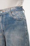 Seoul Mid Rise Wide Leg Jeans