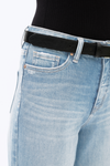 High Rise Wide Leg Raw Hem