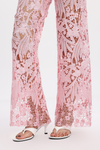 High Rise Wide Leg Lace Cut-out