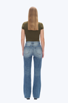 Super High Rise Wide Leg Denim Jeans